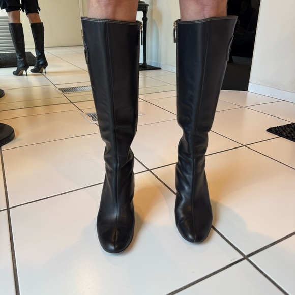 Gucci | Tall Leather Heeled Boots, 7 - Picture 5 of 7